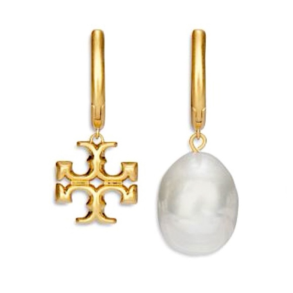 Tory Burch Kira Mismatched Cuff Earrings NWT